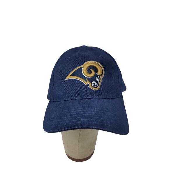 Reebok NFL Long Angeles Rams Strapback Hat OSFA Blue Embroidered Logo SEE DESC - Picture 1 of 12